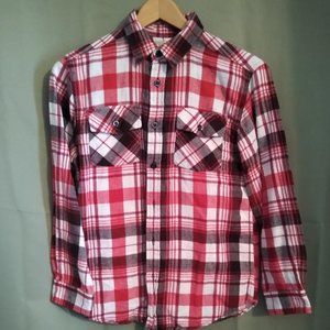 LL Bean Woman Plaid Flannel Long Sleeves - fits like a Medium